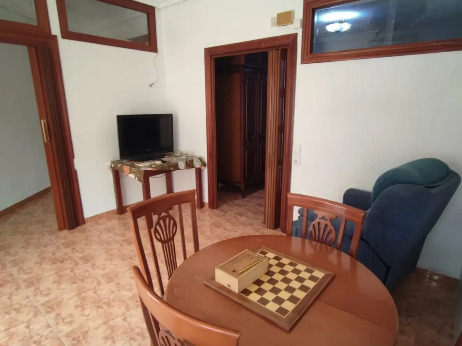 Sala de estar de Piso de alquiler en  Murcia Capital con Aire acondicionado, Calefacción y Amueblado