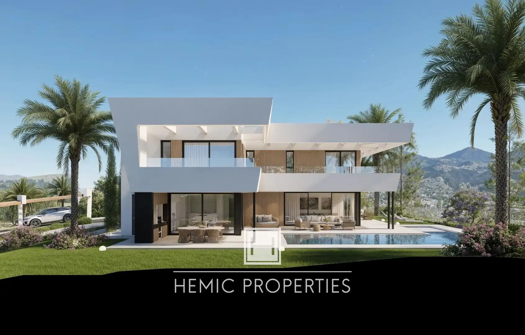 Vista exterior de Casa o chalet en venta en Mijas con Aire acondicionado, Jardín privado y Terraza