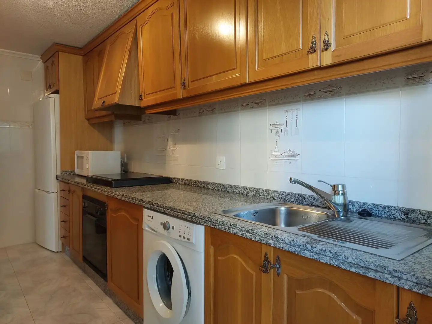 Kitchen of Flat for sale in El Campello  with Terrace, Furnished and Community pool