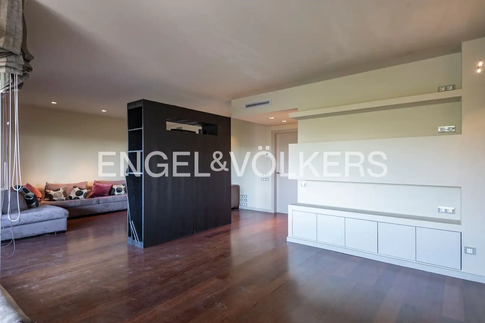 Sala de estar de Apartamento de alquiler en Barcelona con Calefacción, Parquet y Terraza