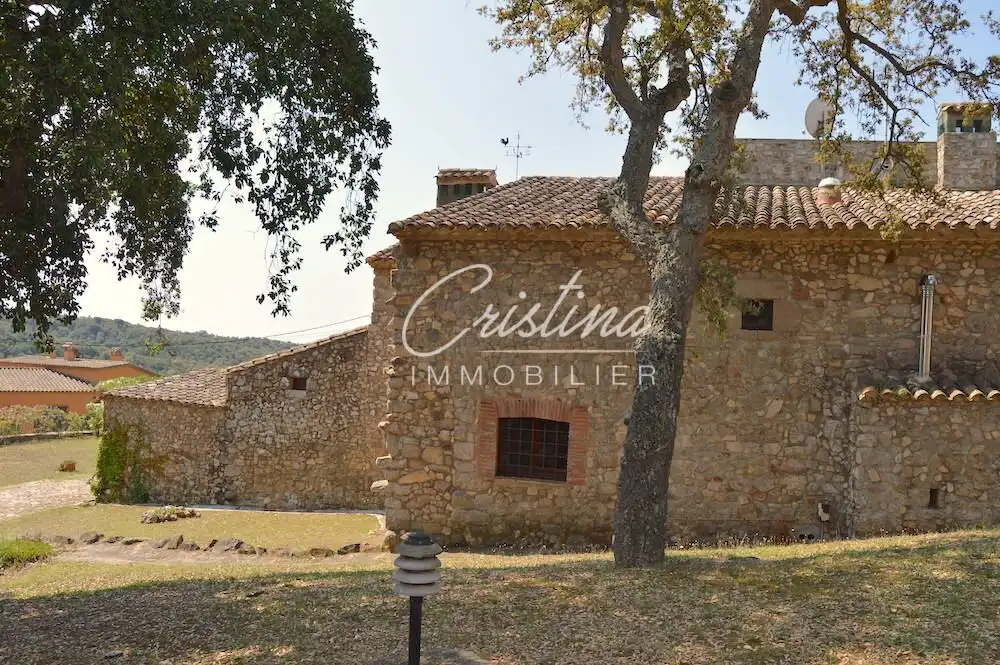 Außenansicht von Country house zum Verkauf in Santa Cristina d'Aro mit Heizung, Privatgarten und Schwimmbad