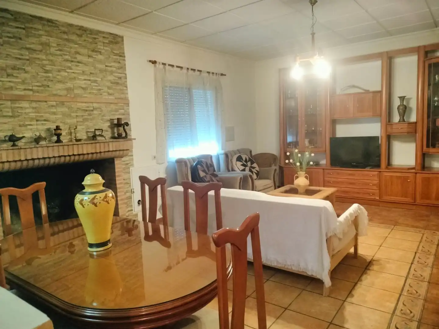 Wohnzimmer von Haus oder Chalet zum Verkauf in Almodóvar del Campo mit Heizung, Terrasse und Abstellraum