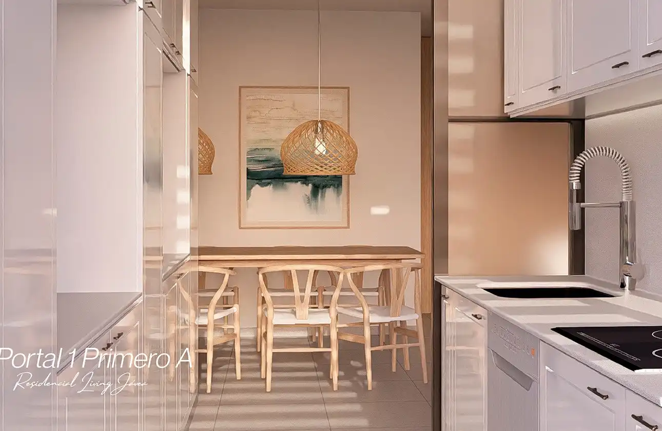 Kitchen of Apartments for sale in Jávea / Xàbia  with Air Conditioner, Heating and Private garden