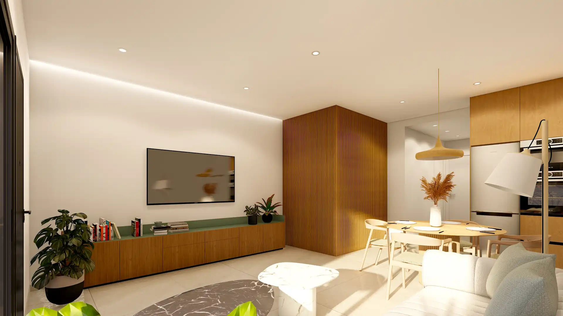 Sala de estar de Casa o chalet en venta en San Pedro del Pinatar con Aire acondicionado, Calefacción y Terraza