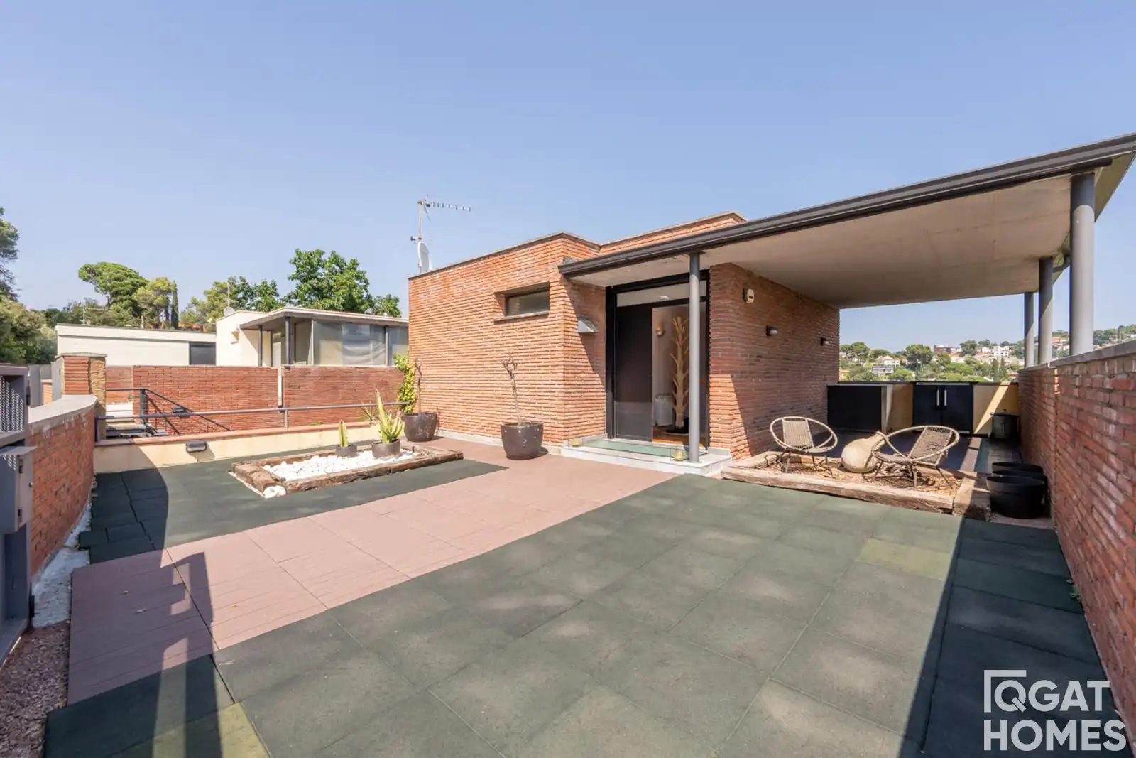 Terraza de Casa o chalet en venta en Sant Cugat del Vallès con Calefacción, Terraza y Trastero