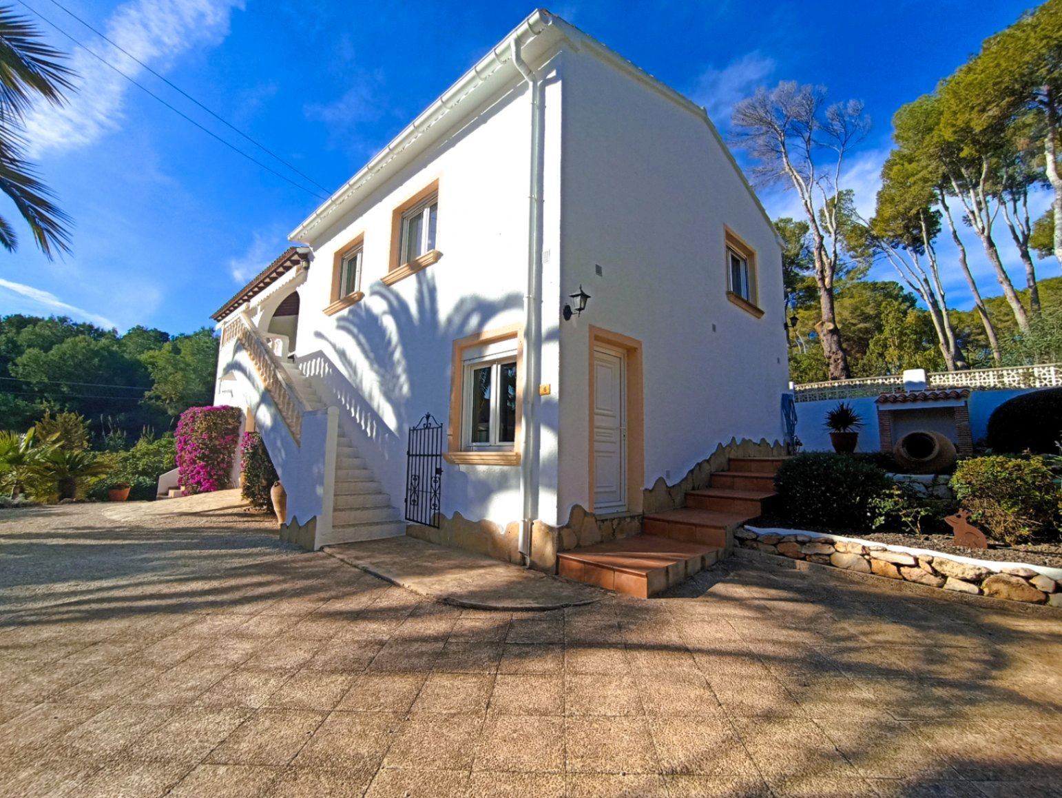 Vista exterior de Casa o chalet en venta en Moraira con Aire acondicionado, Calefacción y Jardín privado