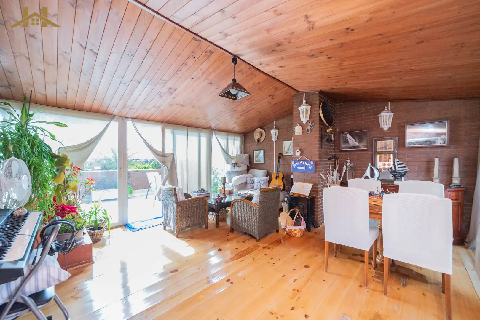 Wohnzimmer von Maisonette zum Verkauf in Pozuelo de Alarcón mit Klimaanlage, Heizung und Terrasse