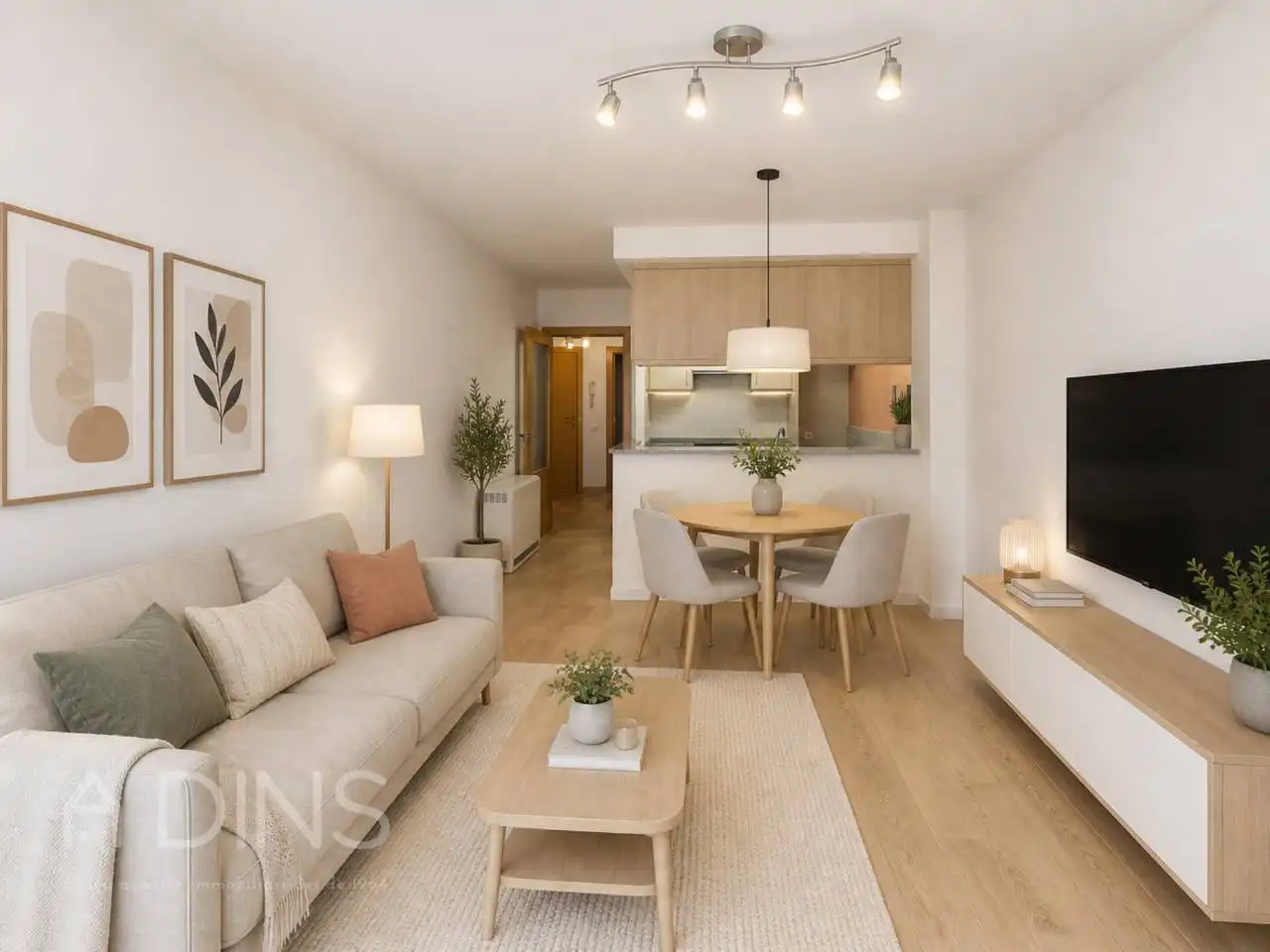 Sala de estar de Piso en venta en Sant Feliu de Codines con Calefacción, Trastero y Balcón