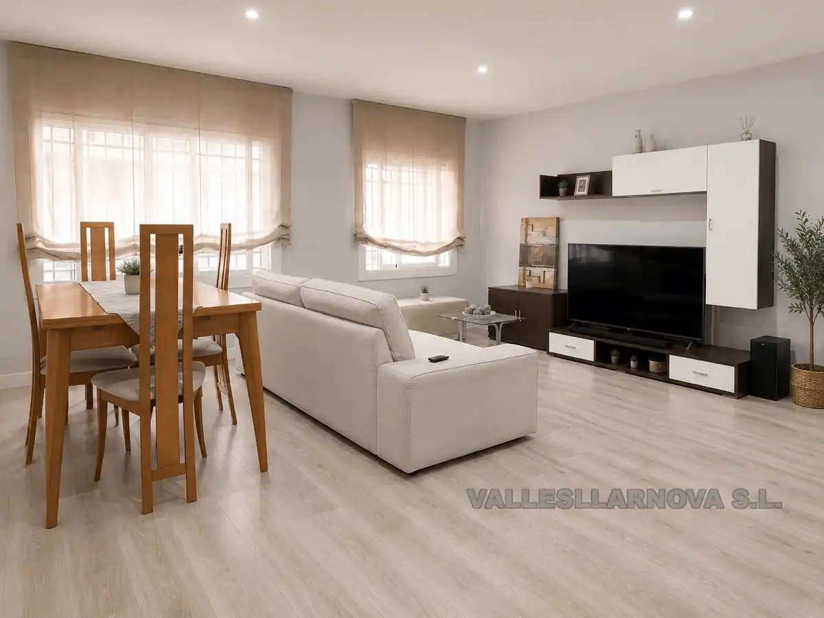 Sala de estar de Piso en venta en Mollet del Vallès con Parquet