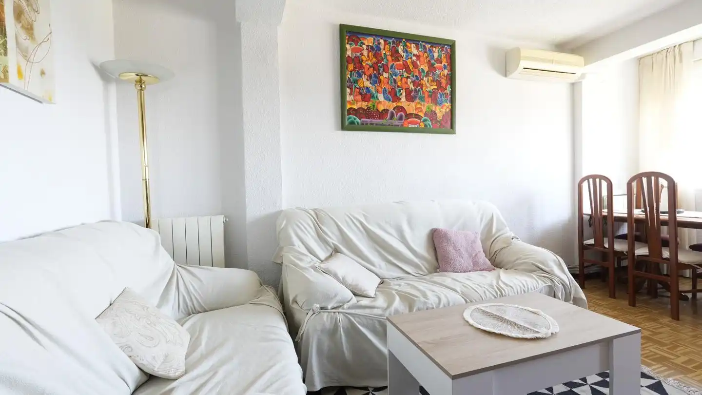 Living room of Flat for sale in Madrid  with Air Conditioner, Heating and Terrace