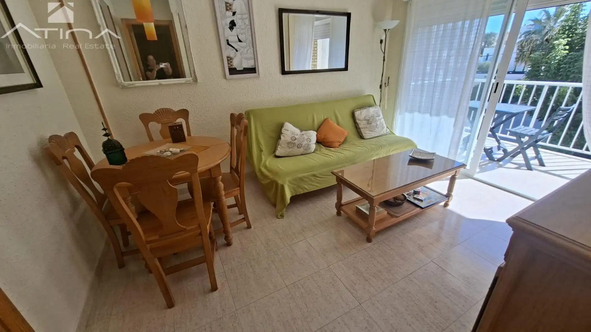 Sala de estar de Apartamento en venta en Dénia