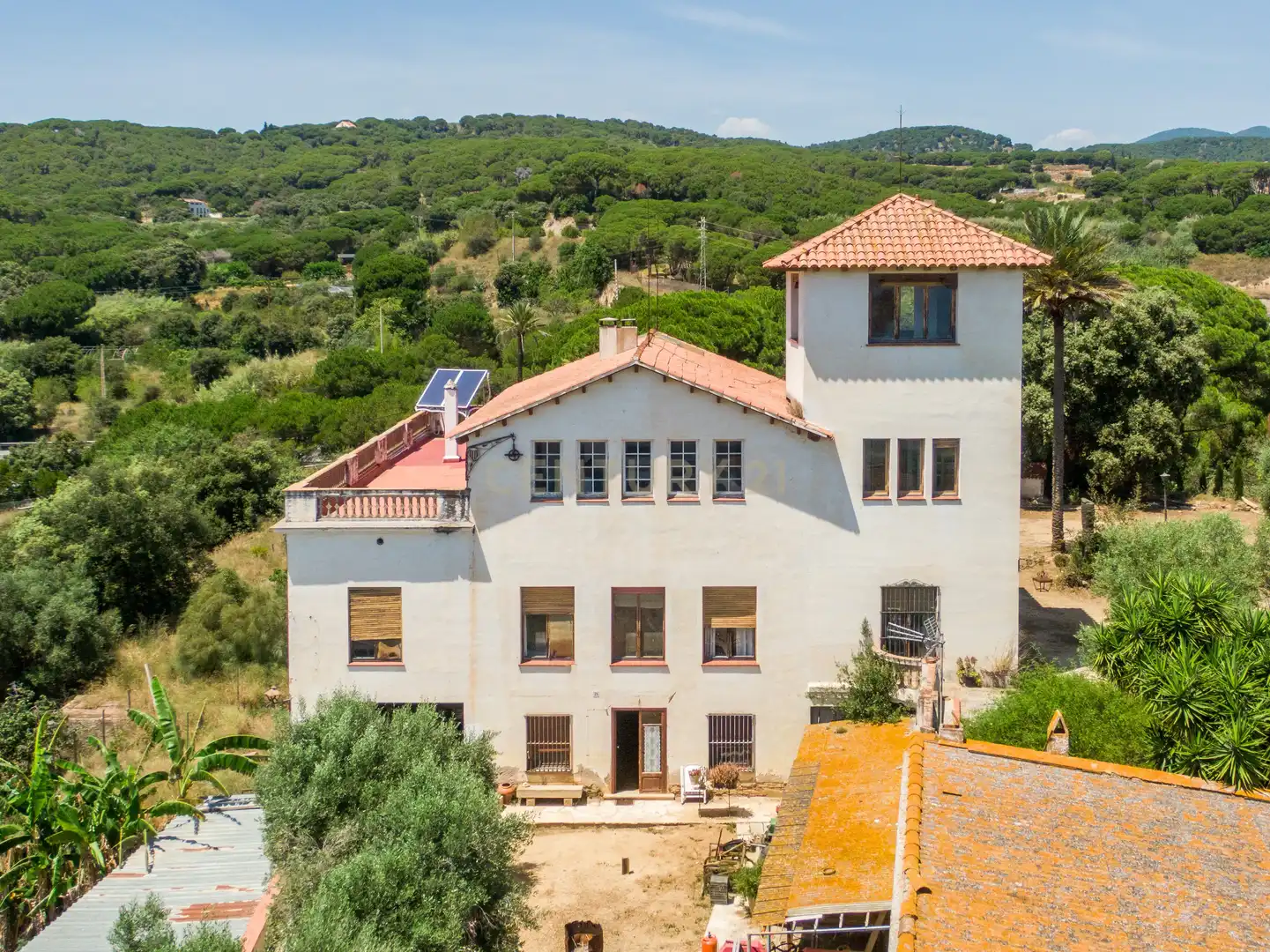 Vista exterior de Finca rústica en venta en Arenys de Mar con Jardín privado