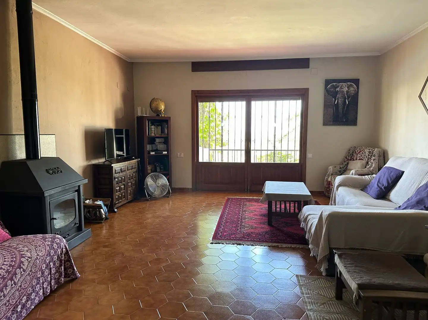 Sala de estar de Casa o chalet en venta en Agullent con Calefacción, Trastero y Amueblado
