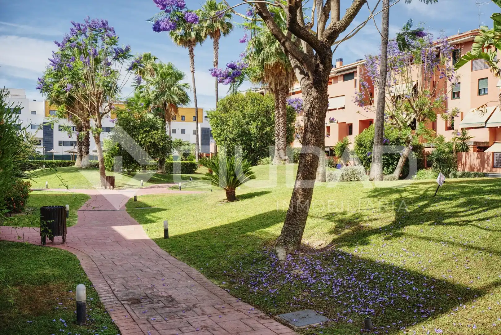 Jardín de Apartamento en venta en San Juan de Aznalfarache con Aire acondicionado, Jardín privado y Terraza
