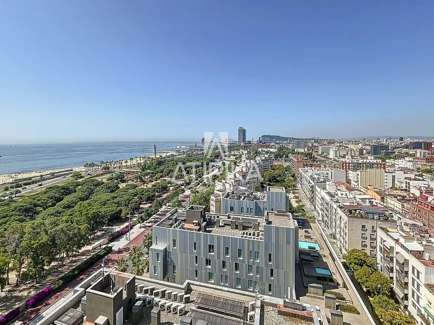 Vista exterior de Ático en venta en Barcelona con Aire acondicionado, Parquet y Terraza