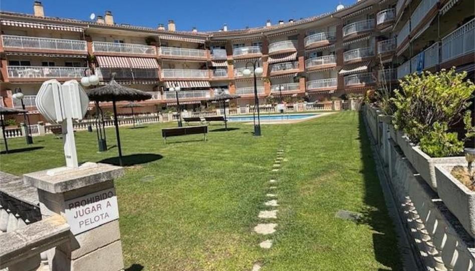 Exterior view of Flat for sale in Sant Pol de Mar  with Air Conditioner, Heating and Private garden