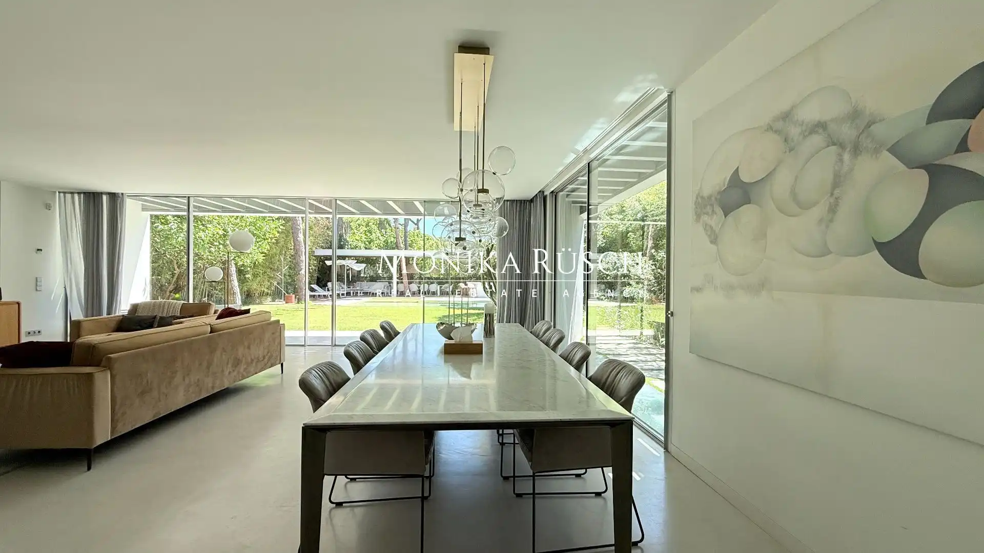 Dining room of Houses for rent in Castelldefels  with Air Conditioner, Heating and Private garden
