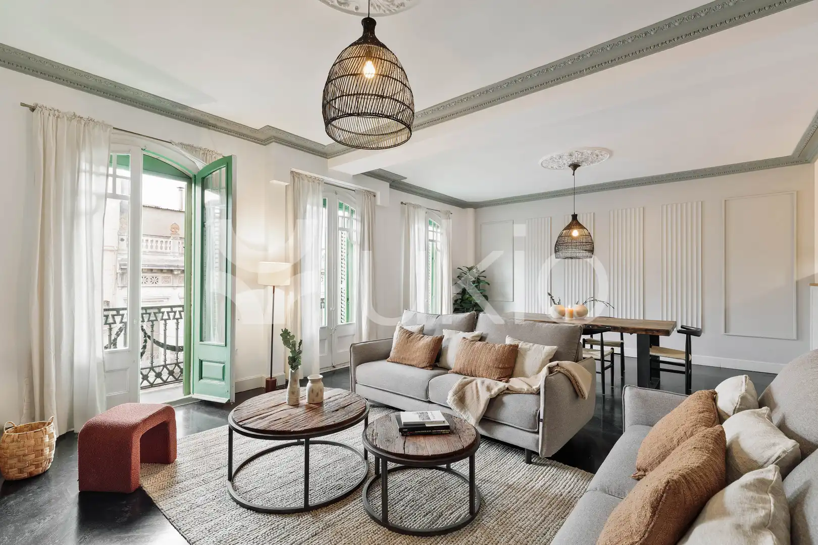 Appartement compact avec terrasse à louer à Carrer Gran de Gràcia, imagen 3