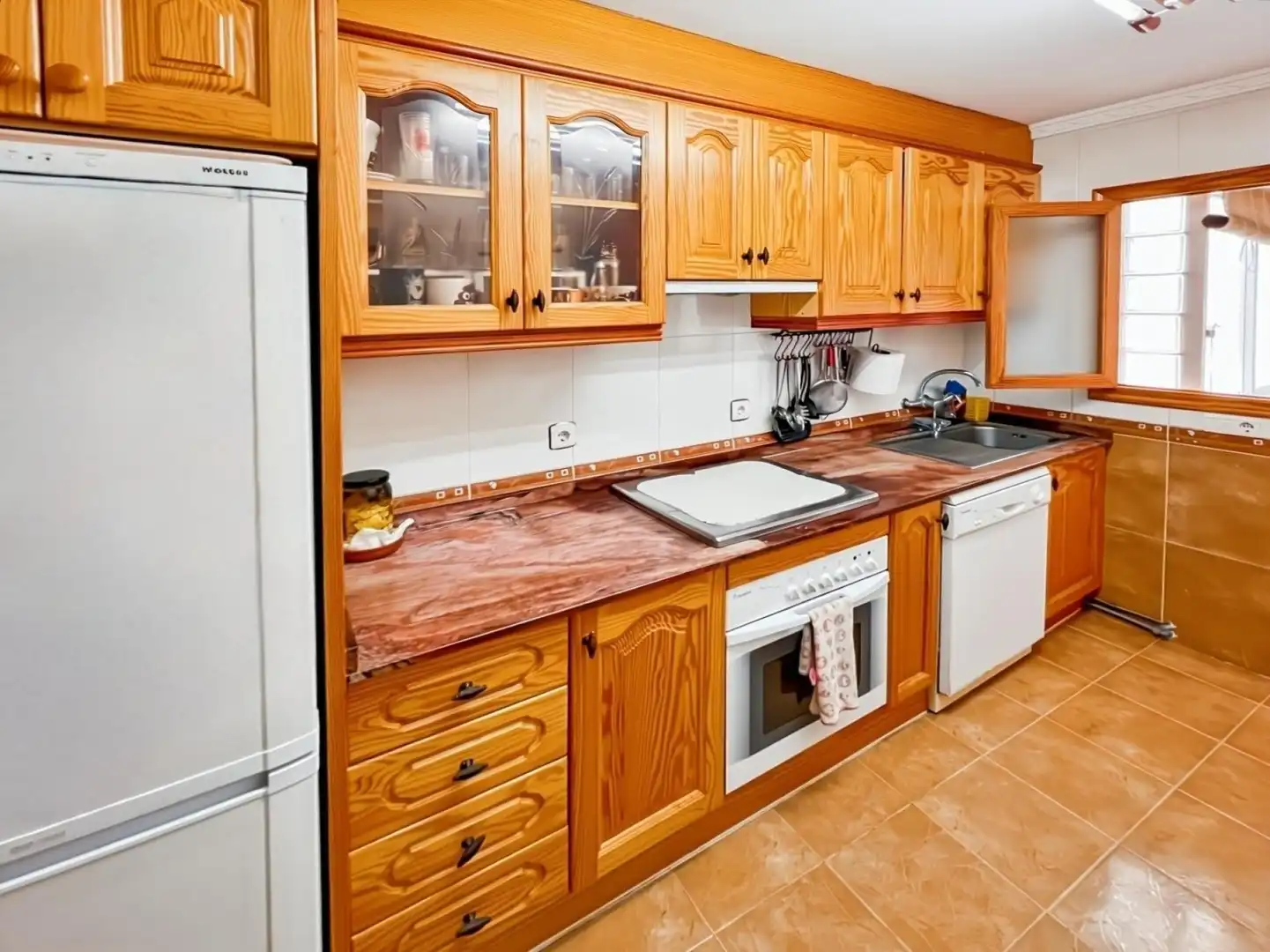 Cocina de Piso en venta en Villajoyosa / La Vila Joiosa con Aire acondicionado, Calefacción y Balcón
