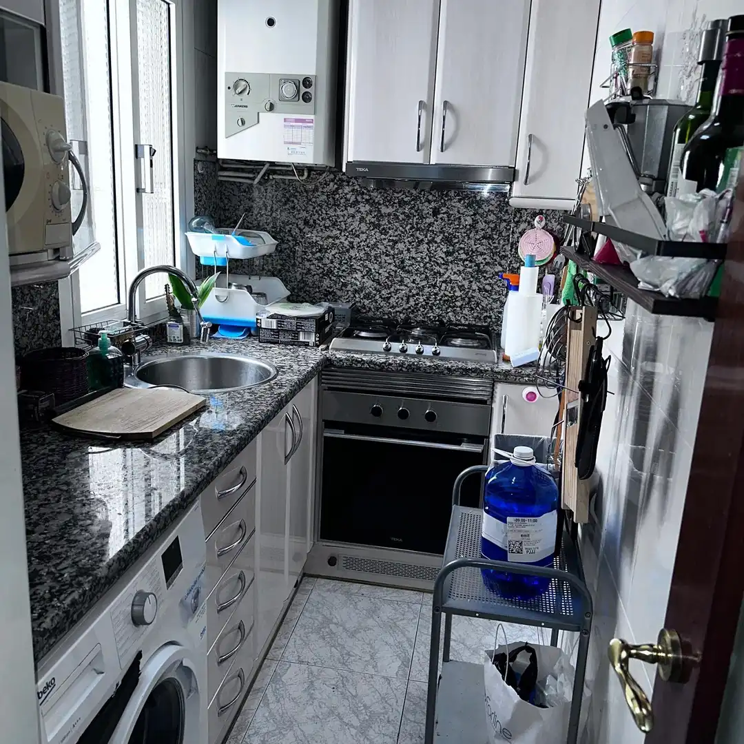Cocina de Piso en venta en Barcelona con Aire acondicionado, Calefacción y Amueblado