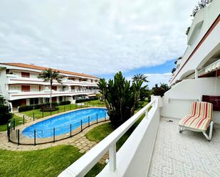 Vista exterior de Pis de lloguer en Puerto de la Cruz amb Terrassa, Piscina i Moblat