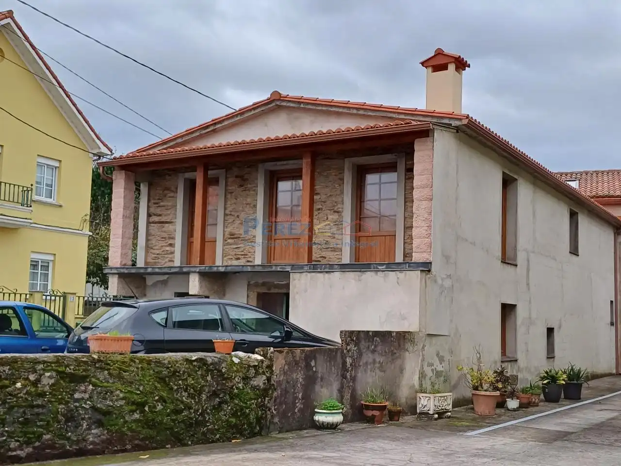 Vista exterior de Finca rústica en venta en Fene con Balcón