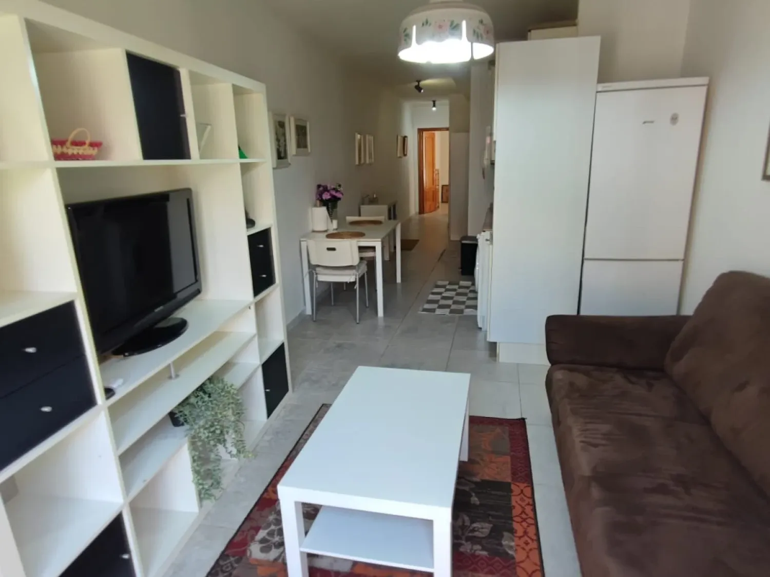 Living room of Apartment to rent in  Murcia Capital  with Air Conditioner, Furnished and Washing machine