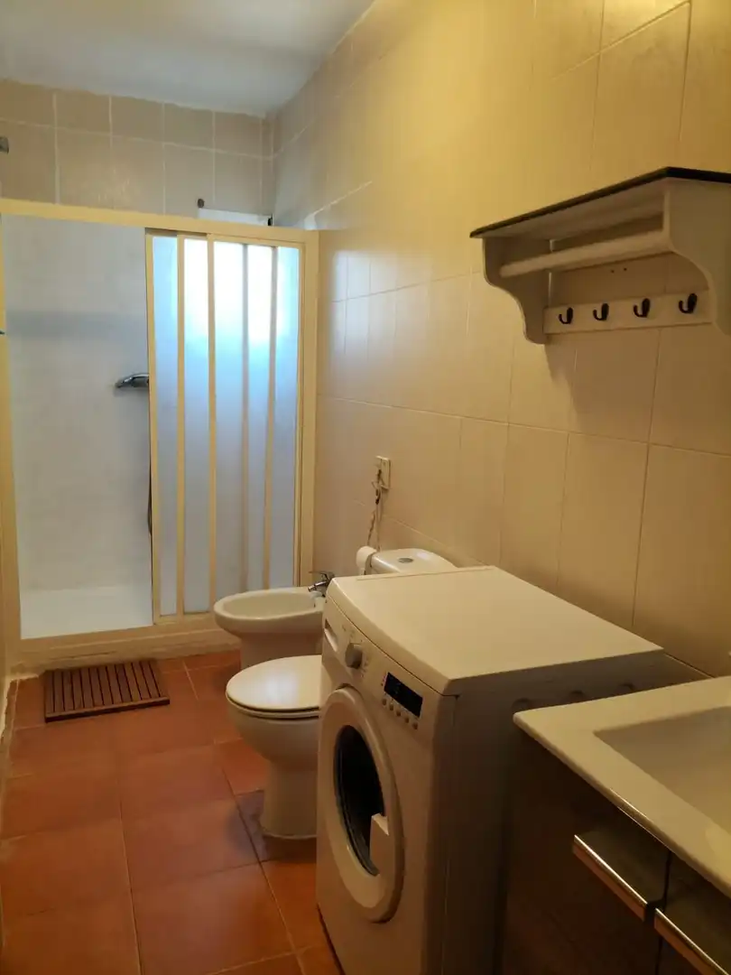 Badezimmer von Country house zur Miete in Málaga mit Klimaanlage