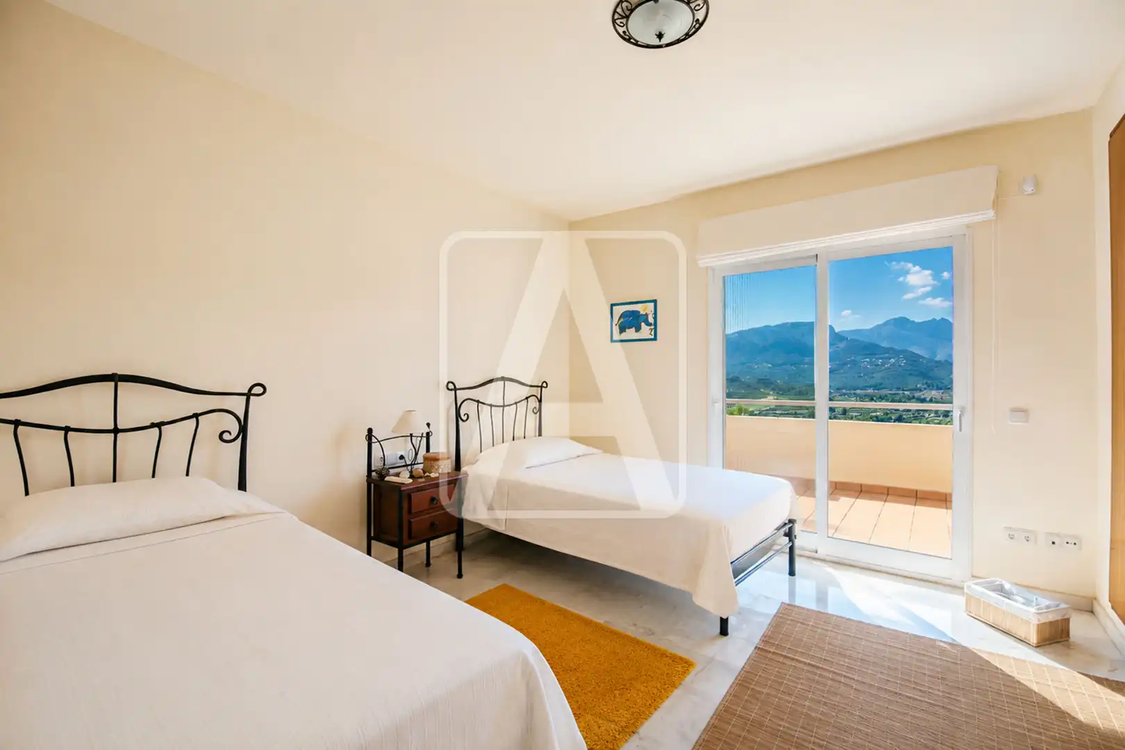 Bedroom of Houses for sale in Calpe / Calp  with Air Conditioner, Heating and Private garden