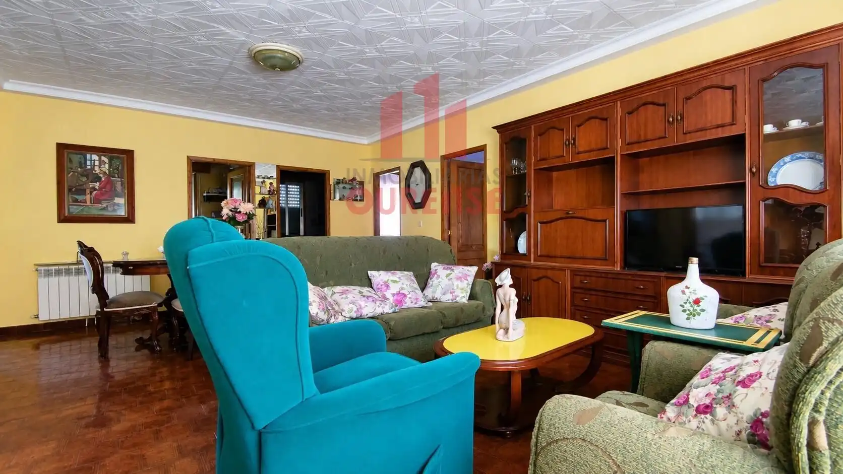 Sala d'estar de Casa o xalet en venda en A Merca   amb Calefacció i Moblat