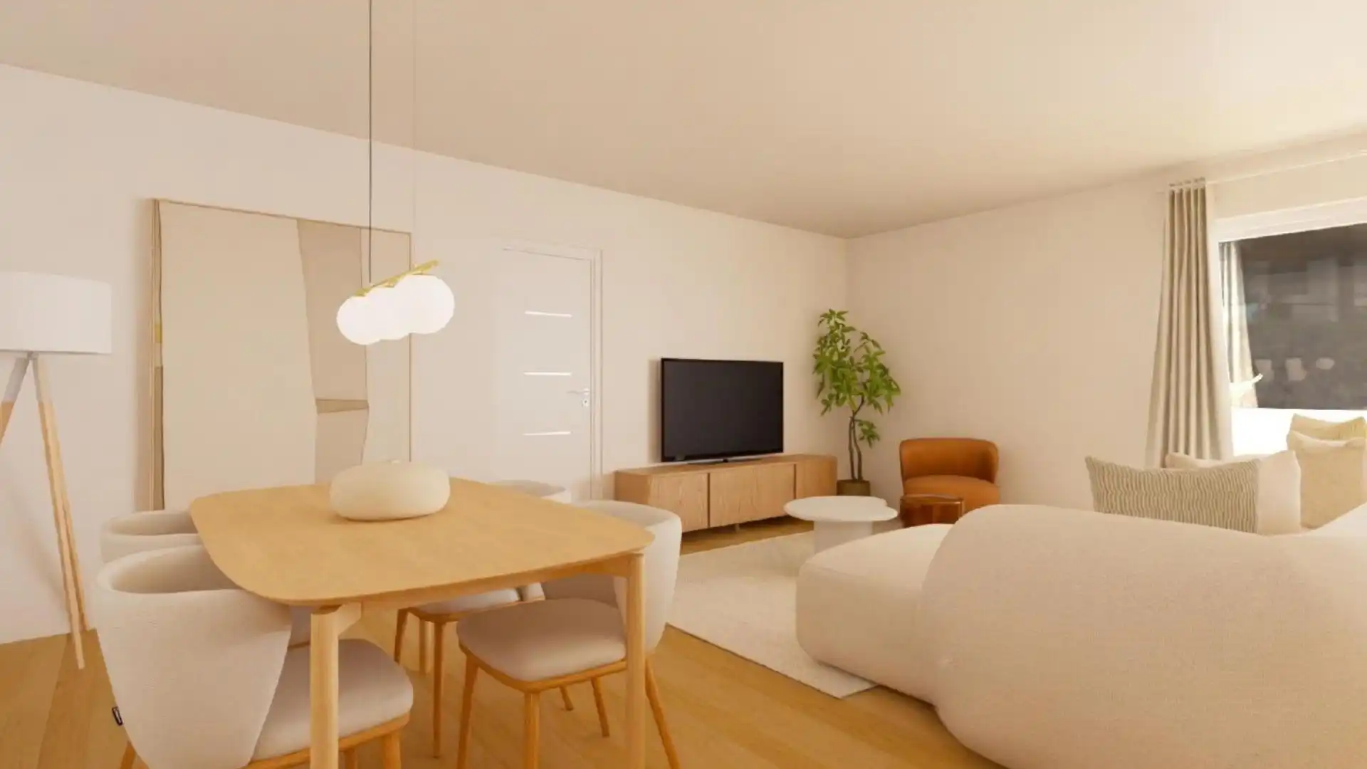 Wohnzimmer von Wohnungen zum Verkauf in Ojén mit Klimaanlage, Heizung und Abstellraum