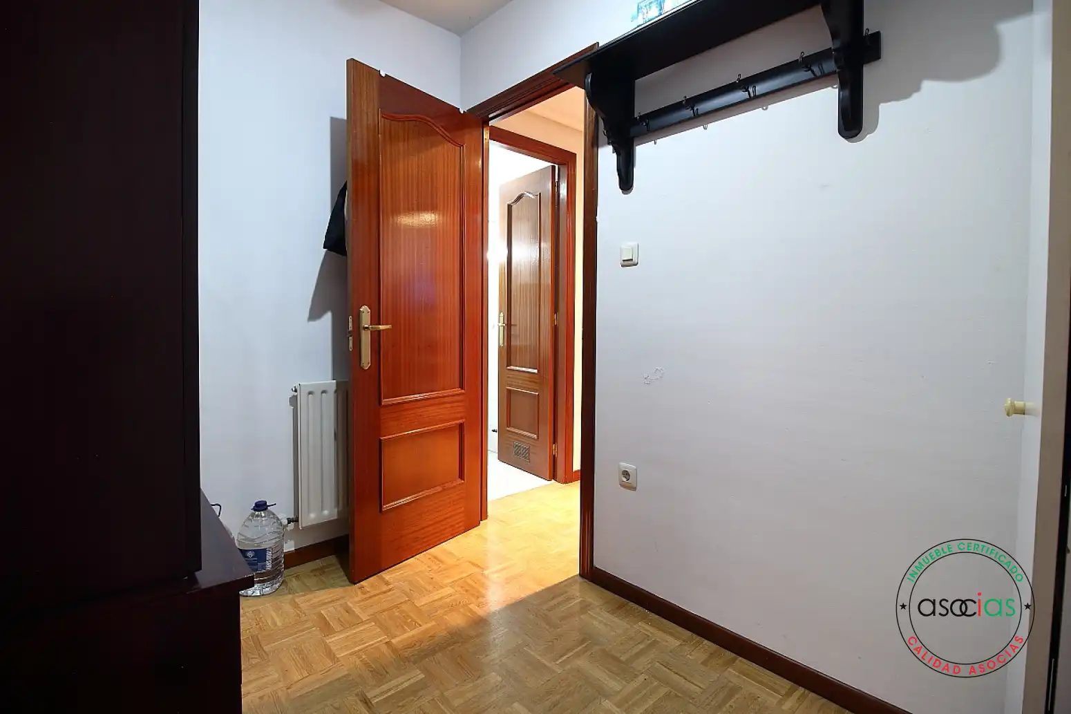 Bedroom of Flat for sale in Gijón   with Heating, Parquet flooring and Storage room