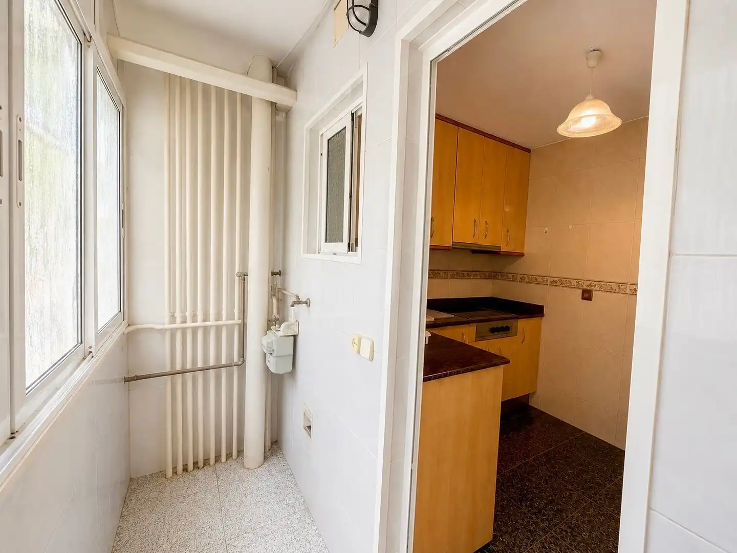 Cocina de Piso en venta en Badalona con Calefacción