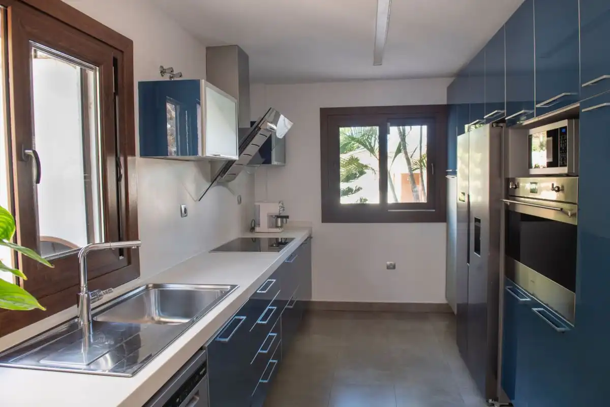 Cocina de Casa o chalet en venta en Benalmádena con Aire acondicionado, Calefacción y Piscina