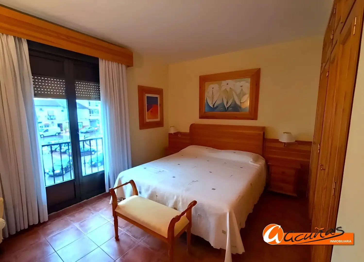 Bedroom of Flat for sale in Alameda  with Air Conditioner, Terrace and Storage room
