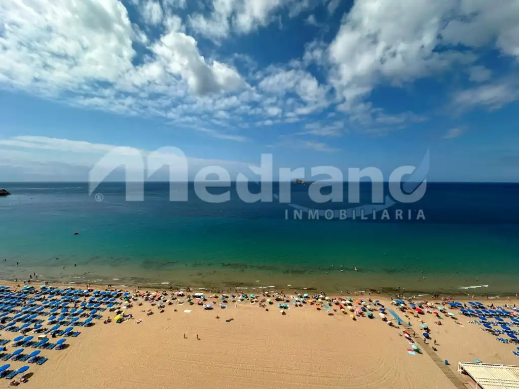 Exterior view of Flat for sale in Benidorm  with Air Conditioner, Private garden and Swimming Pool