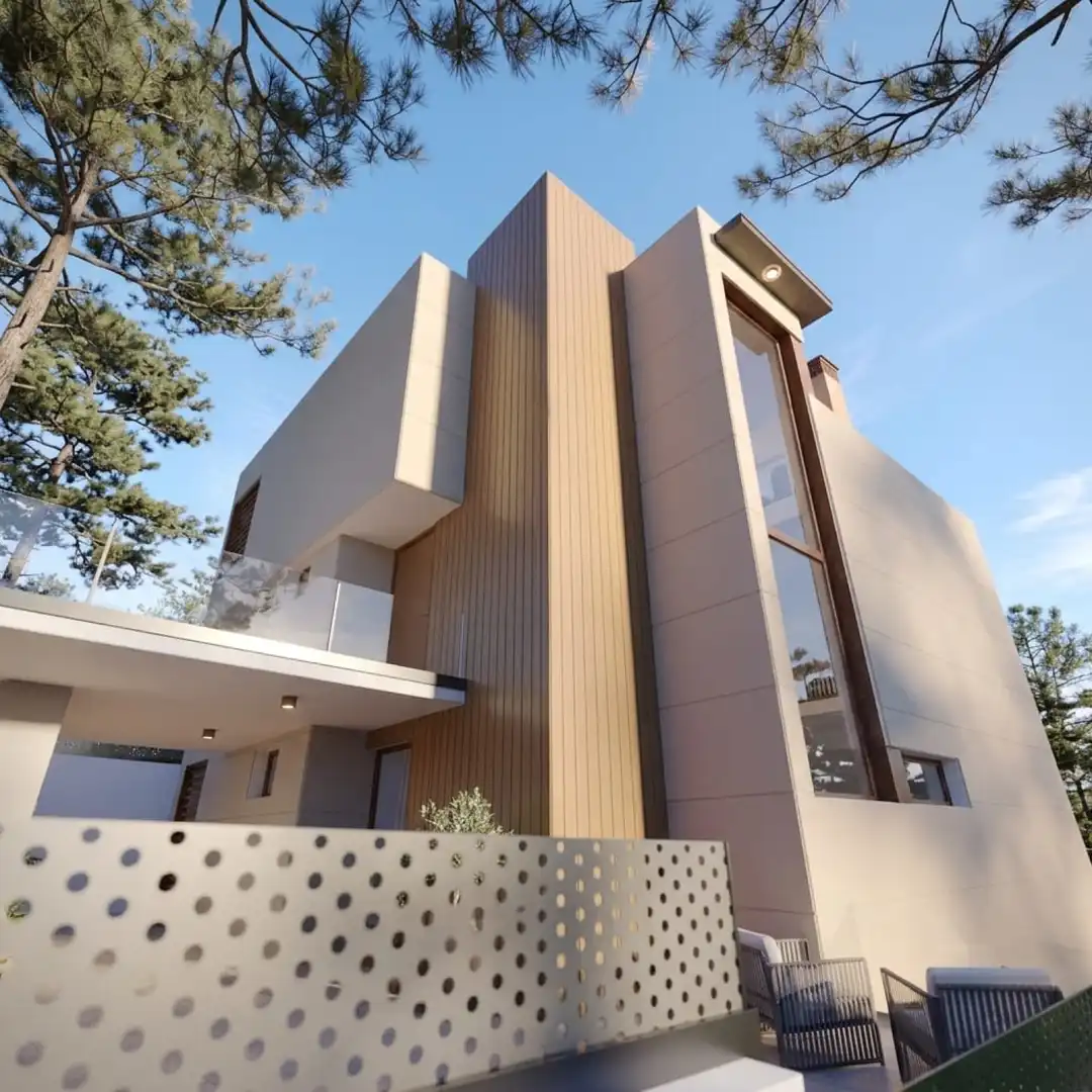 Vista exterior de Casa o xalet en venda en Castelldefels amb Aire condicionat