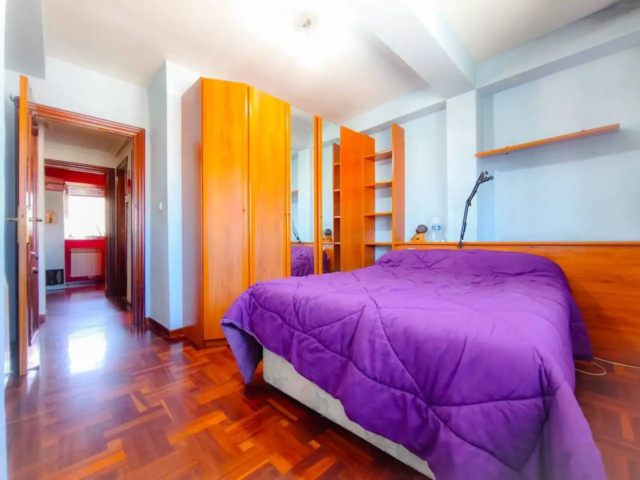 Bedroom of Apartments for sale in Burgos  with Heating, Parquet flooring and Terrace