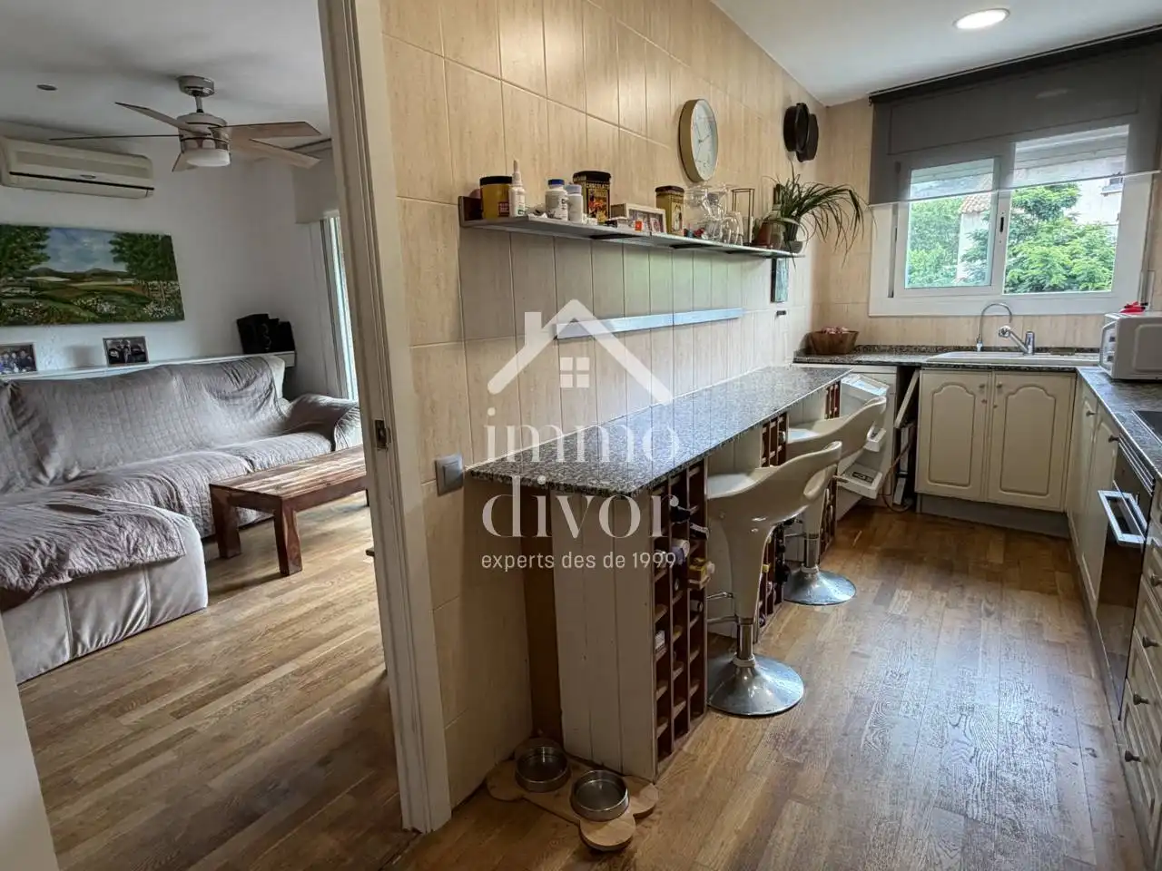 Cocina de Piso en venta en Sant Andreu de Llavaneres con Calefacción, Parquet y Balcón
