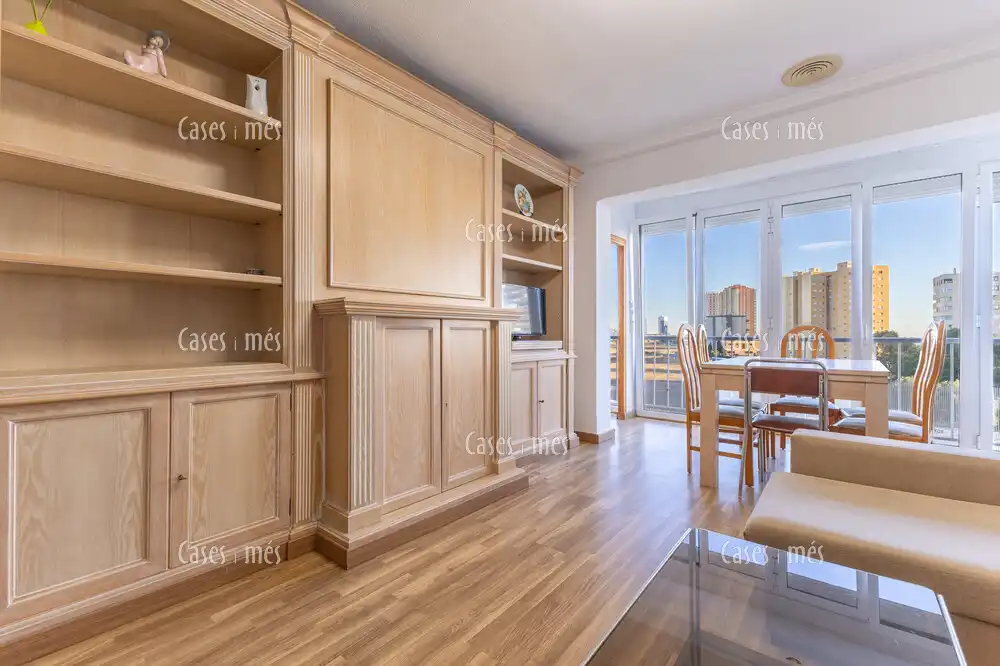Sala d'estar de Apartament en venda en La Pobla de Farnals amb Aire condicionat, Calefacció i Moblat