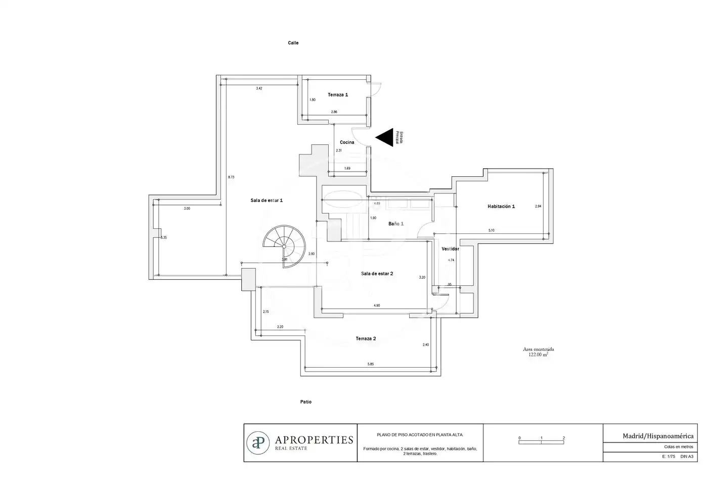 Dúplex en venta en Madrid con Aire acondicionado, Calefacción y Jardín privado