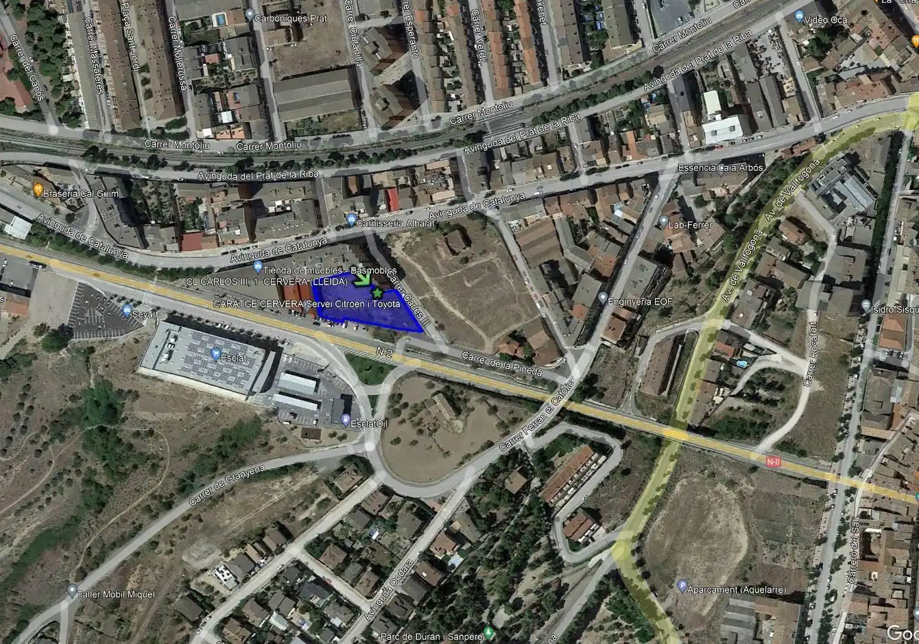 Terreny rústic en venda a Cervera