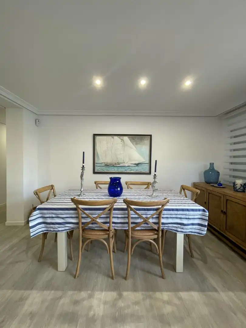Dining room of Apartments for sale in Benicasim / Benicàssim  with Air Conditioner, Heating and Private garden