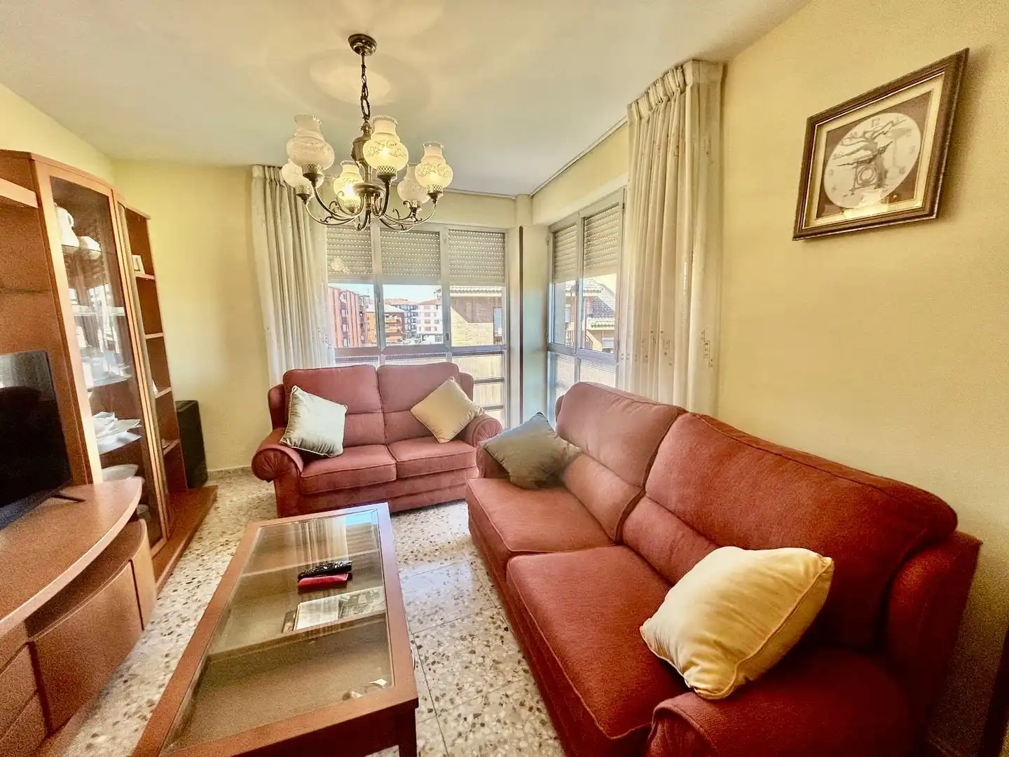 Living room of Houses for sale in La Bañeza   with Terrace