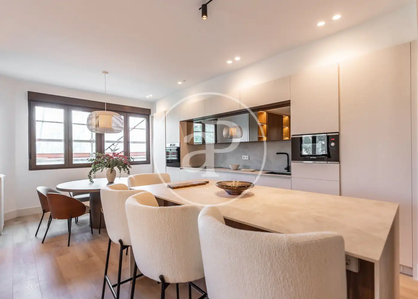 Dining room of Flat for sale in Madrid  with Heating and Furnished