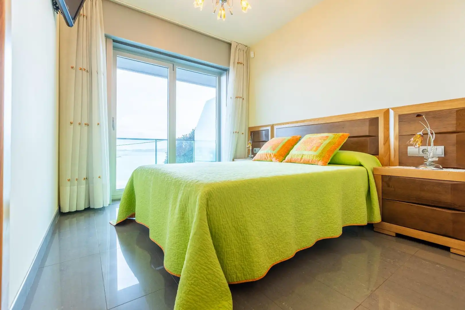 Schlafzimmer von Wohnung zum Verkauf in Sada (A Coruña) mit Privatgarten, Terrasse und Abstellraum