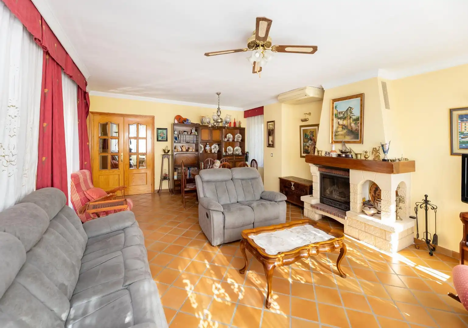 Living room of Houses for sale in Albolote  with Private garden, Terrace and Storage room