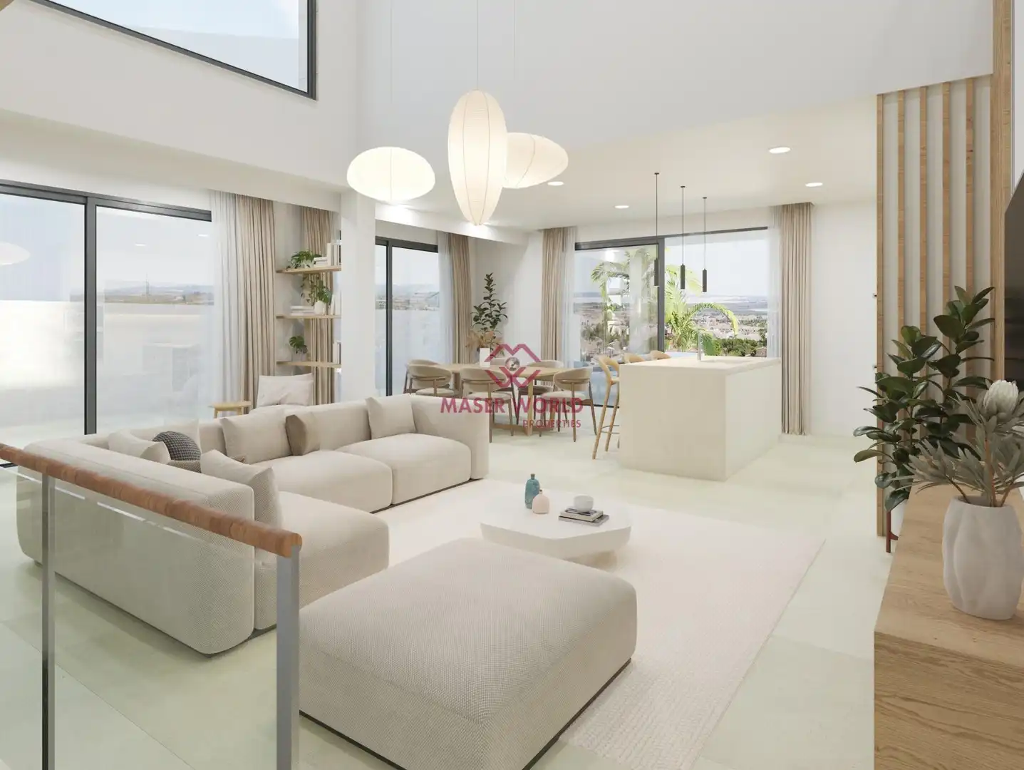 Sala de estar de Casa o chalet en venta en Rojales con Aire acondicionado, Jardín privado y Terraza