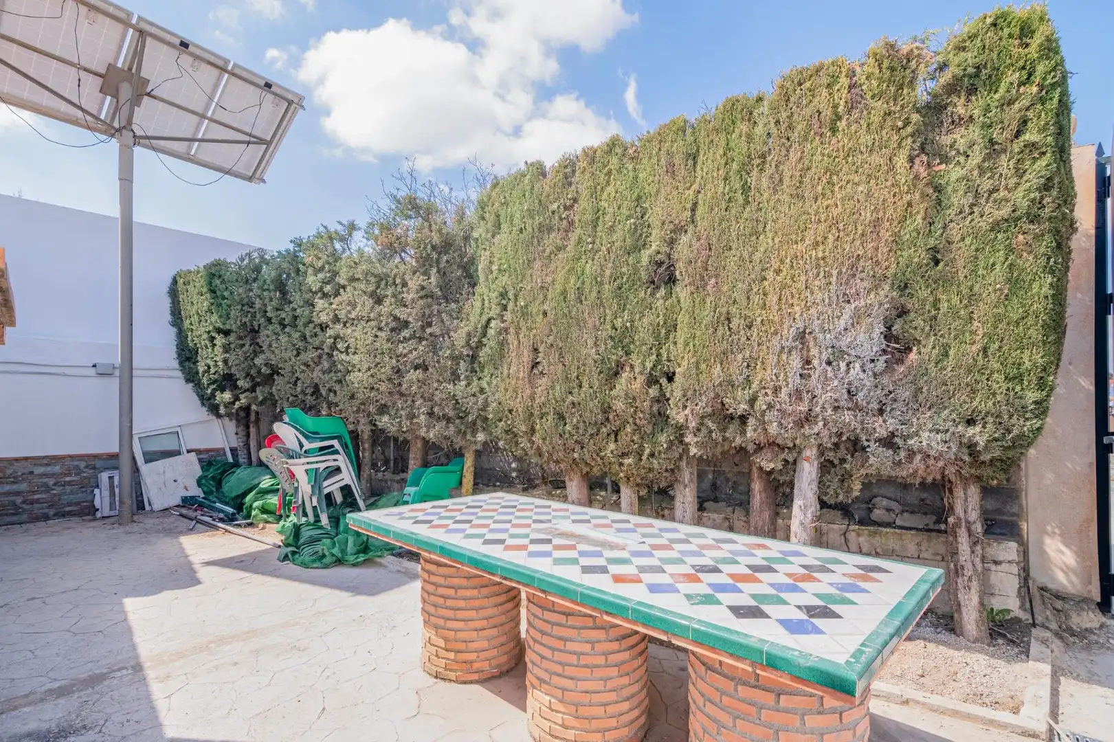 Terraza de Finca rústica de alquiler en Chauchina con Aire acondicionado, Terraza y Trastero