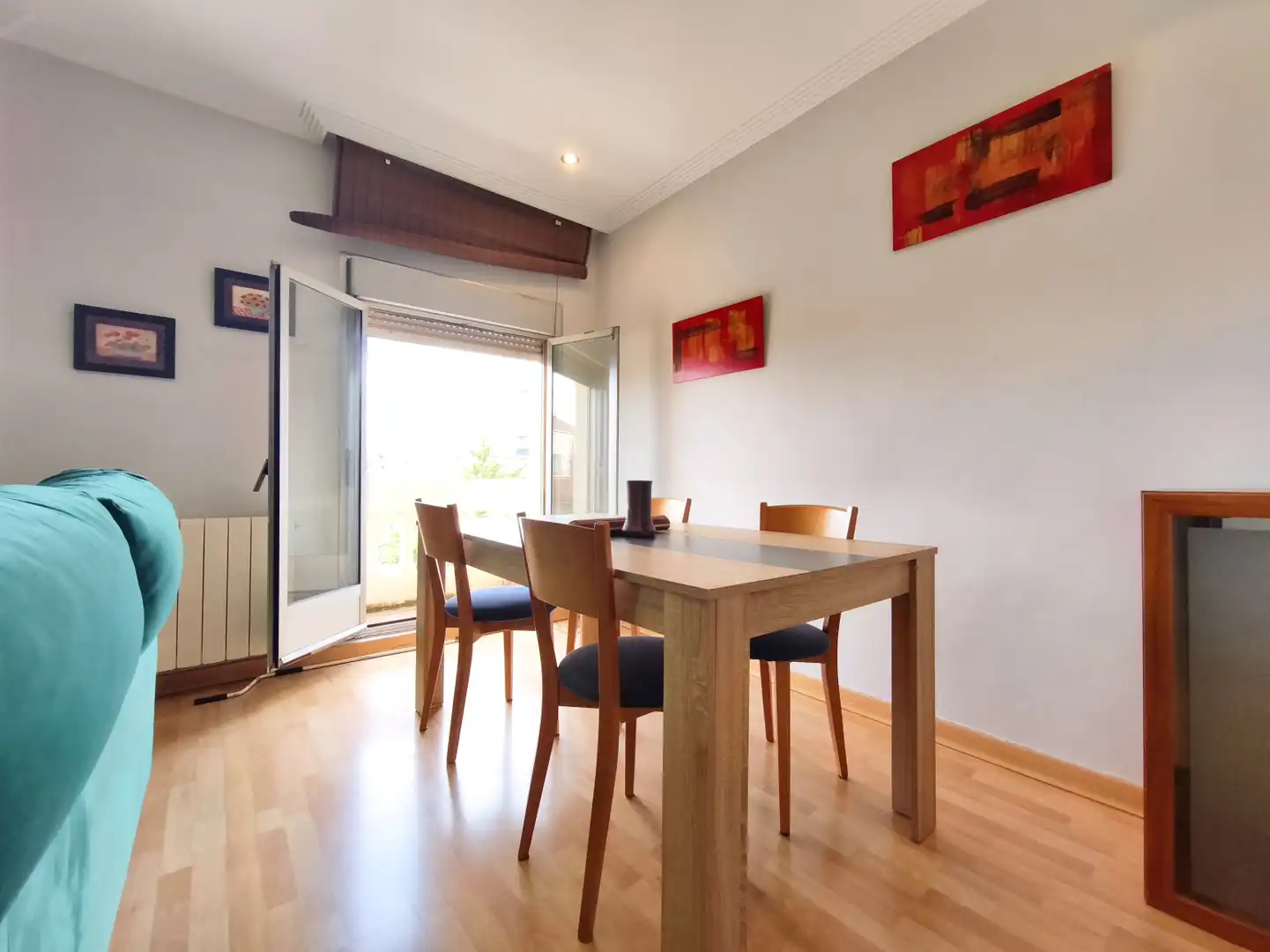 Esszimmer von Wohnung zum Verkauf in  Logroño mit Heizung, Parkett und Möbliert